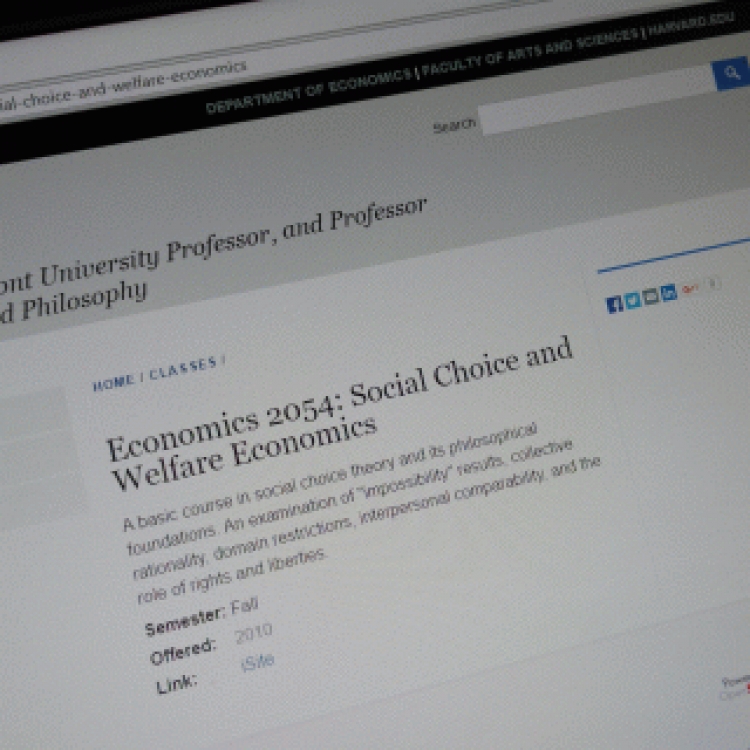 Economics of Social Choice in Bihar - Starting with Harvard and Prof. Amartya Sen
